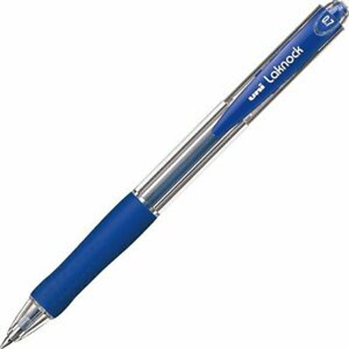 Picture of UNI LAKNOCK BALL POINT PEN BLUE